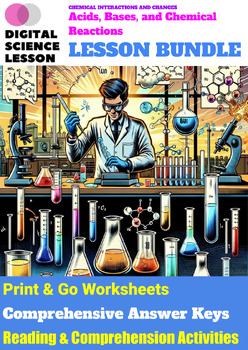 Preview of Acids, Bases, and Chemical Reactions (9-LESSON CHEMISTRY BUNDLE)
