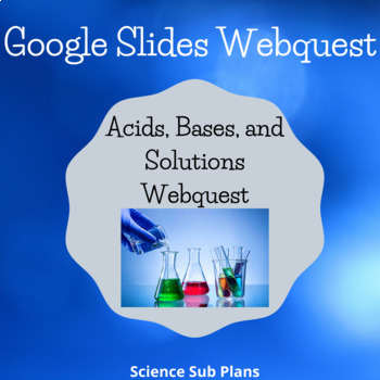 Preview of Acids, Bases, and Solutions Interactive Webquest