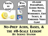 Acids, Bases, and the pH Scale