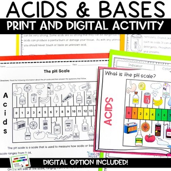 Preview of Acids Bases and the pH Scale Worksheets