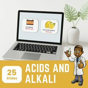 Preview of Acids and Alkalis Digital Lesson and Activities for Middle School