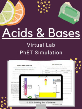 Preview of Acids and Bases PhET Virtual Lab