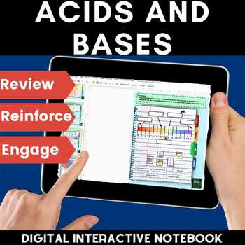 Preview of acids and bases activity ph scale digital interactive notebook chemistry review