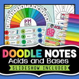 Acids and Bases + pH Scale Doodle Notes Activity | Acids B