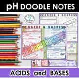 Acids and Bases, pH Scale Doodle Notes + Powerpoint  | Sci