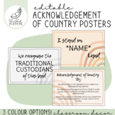Acknowledgement of Country Poster Display - First Nations 