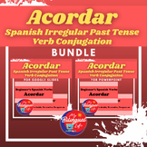 Acordar - Spanish Irregular Past Tense Verb Conjugation Bundle