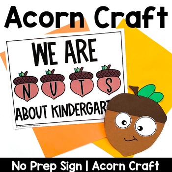 Preview of Acorn Craft | November Bulletin Board