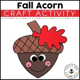 Fall Acorn Craft | Fall Coloring | Fall Activities | Acorn