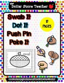 Acorn - Shapes - Dot It -Spot It - Push Pin Poke It- Swab 