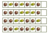 Acorn and Conker Pattern strips