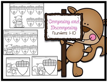 compose and decompose numbers to 10