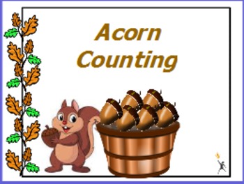 Preview of Acorn counting ... counting to 10 with one to one correspondence