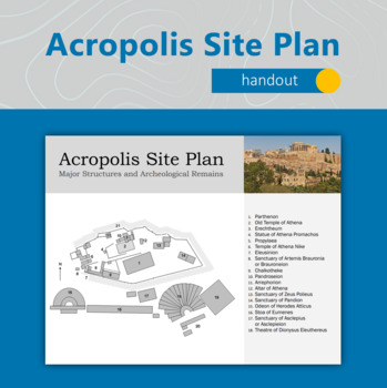 Preview of Acropolis Site Plan Map Handout