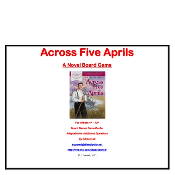 Preview of Across Five Aprils Board Game