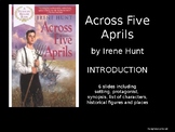 Across Five Aprils introductory slide show