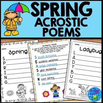 Acrostic Poems Bundle (January - July) - Poetry Writing by The Froggy ...