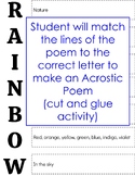 Acrostic Poem Matching Craft (2 poems)