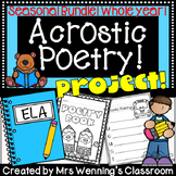 Acrostic Poetry Pack! (Seasonal, Monthly, and Holiday Poem