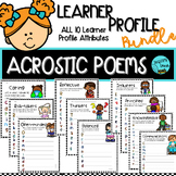 Acrostic Poetry Template IB PYP Learner Profile Traits Poe