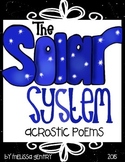 Acrostic Solar System Poems COLLECTION/BUNDLE