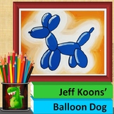 Acrylic Jeff Koons' Balloon Dog (Reverse Painting, Line, S