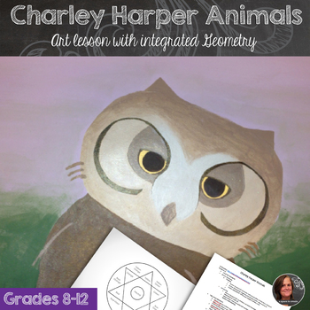 Preview of Acrylic Painting - Charley Harper Animals - Art with Geometry