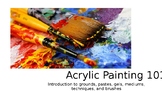 Acrylic Painting Introduction to products presentation