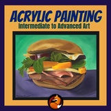 Acrylic Painting Project Sandwich Painting Middle School A