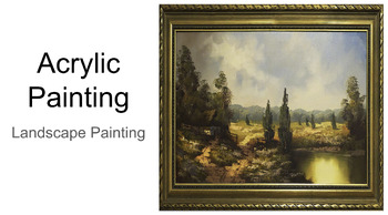 Preview of Acrylic Painting Unit: Landscape Painting