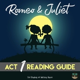 Act 1 Romeo and Juliet Reading Guide with Answer Key