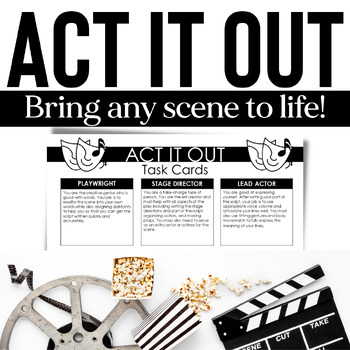 Preview of Act It Out: An engaging reading activity for ANY text, drama, or story