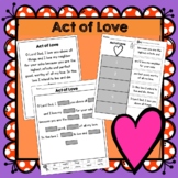 Act of Love Prayer Lesson, Prayer Cards, Poster, and Worksheets