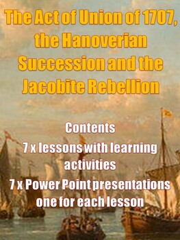 Preview of Act of Union of 1707, the Hanoverian succession and the Jacobite rebellions