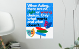 Acting Choices Poster