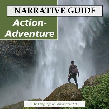 Preview of Action-Adventure Step-by-Step Writing Guide FREEBIE — ELA Genre — CCSS Rubric