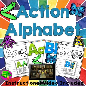 Preview of Physical Phonics - Action Alphabet - Alphabet Movement