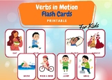 Action Kids: Verbs in Motion Flashcards For Kids Age 4-8