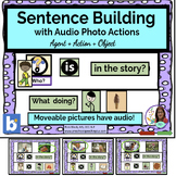 Action Sentence Building with Audio BOOM Cards