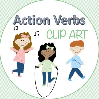 Preview of Action Verb Clip Art {60 Images}