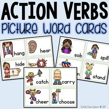 Preview of Verb Picture Cards
