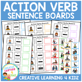 Action Verb Sentence Boards