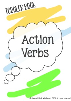 Preview of Action Verb Tracing Sheet