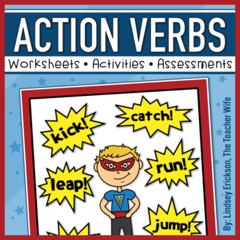 action verbs worksheets teaching resources teachers pay teachers