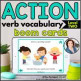 Action Verb Vocabulary Level 2 | BOOM CARDS™