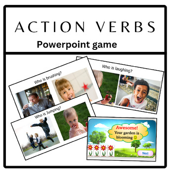 Preview of Action Verbs | Action picture cards 