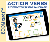 Action Verbs Boom Cards for Speech Therapy