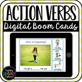 Action Verbs Digital Boom Cards (Speech Therapy Distance L