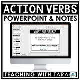 Action Verbs | Grammar | Editable PowerPoint and Notes