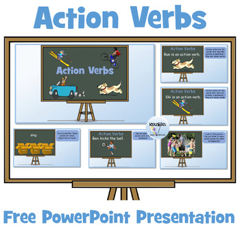 Preview of Action Verbs PowerPoint